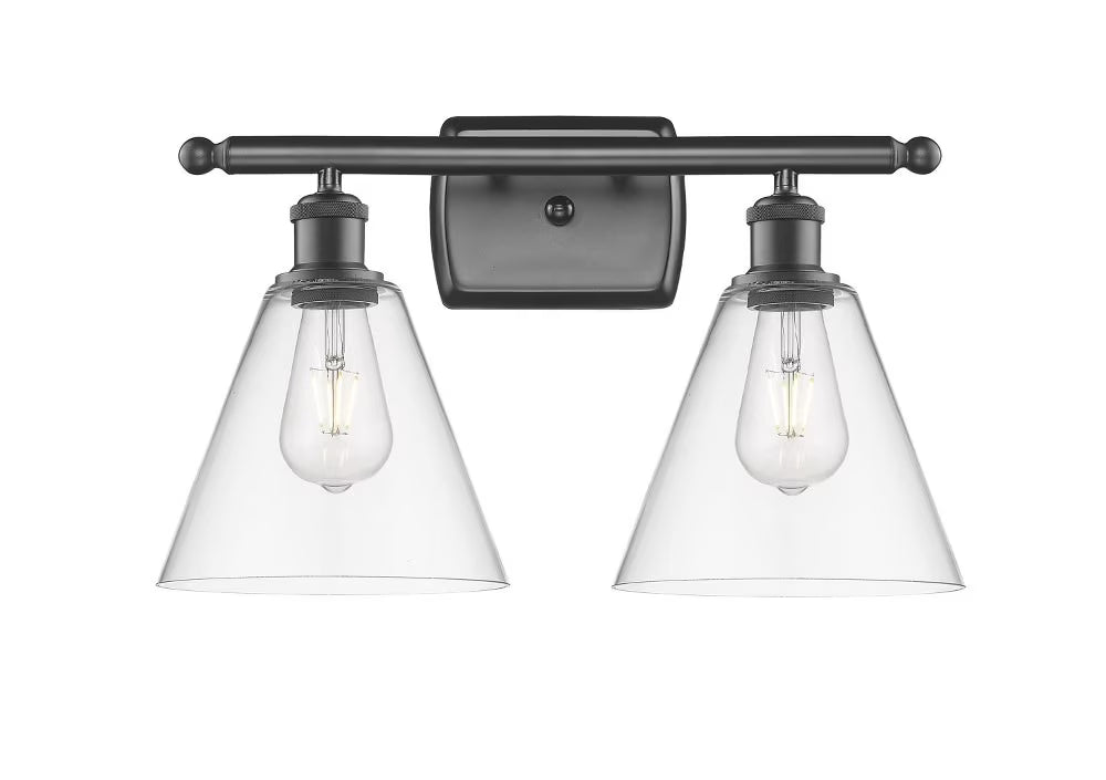 Innovations Lighting - Berkshire - 2 Light Bath Vanity In Industrial Style-11.25