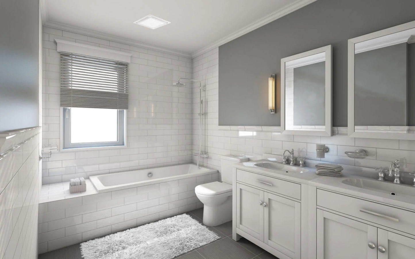 Aero Pure ABF80L5OR 80 CFM Quiet Energy Star Bathroom Fan with LED Light & Night Light - Oil Rubbed Bronze