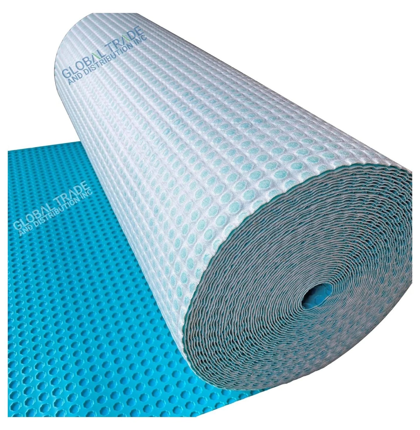 Uncoupling Waterproofing Membrane Roll, 108 Sq Ft (3.3 Ft x 32.8 Ft), 1/8'' Anti-Fracture Mat, Crack Isolation Flooring Underlayment for Bathroom Floor Tile, Subfloor