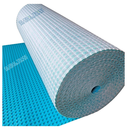Uncoupling Waterproofing Membrane Roll, 108 Sq Ft (3.3 Ft x 32.8 Ft), 1/8'' Anti-Fracture Mat, Crack Isolation Flooring Underlayment for Bathroom Floor Tile, Subfloor