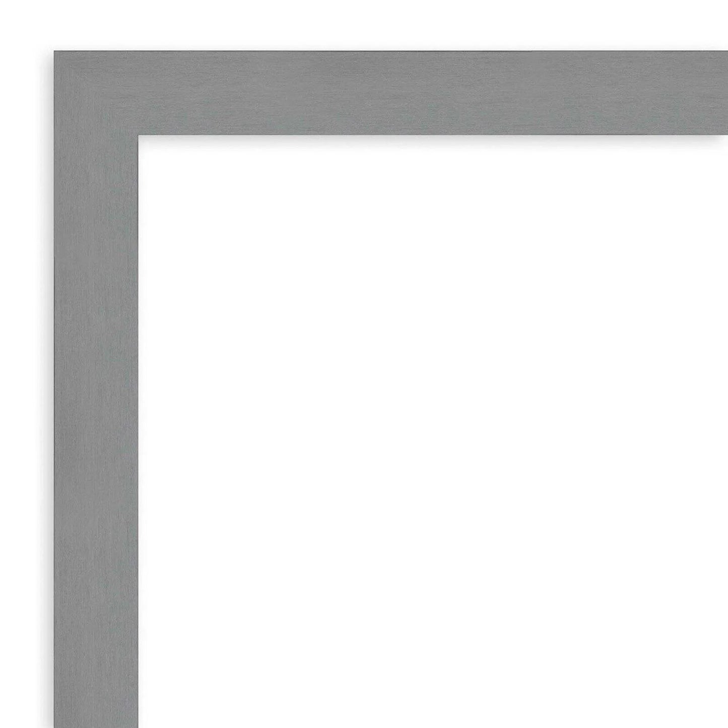 Cabinet White Narrow Beveled Wood Bathroom Wall Mirror