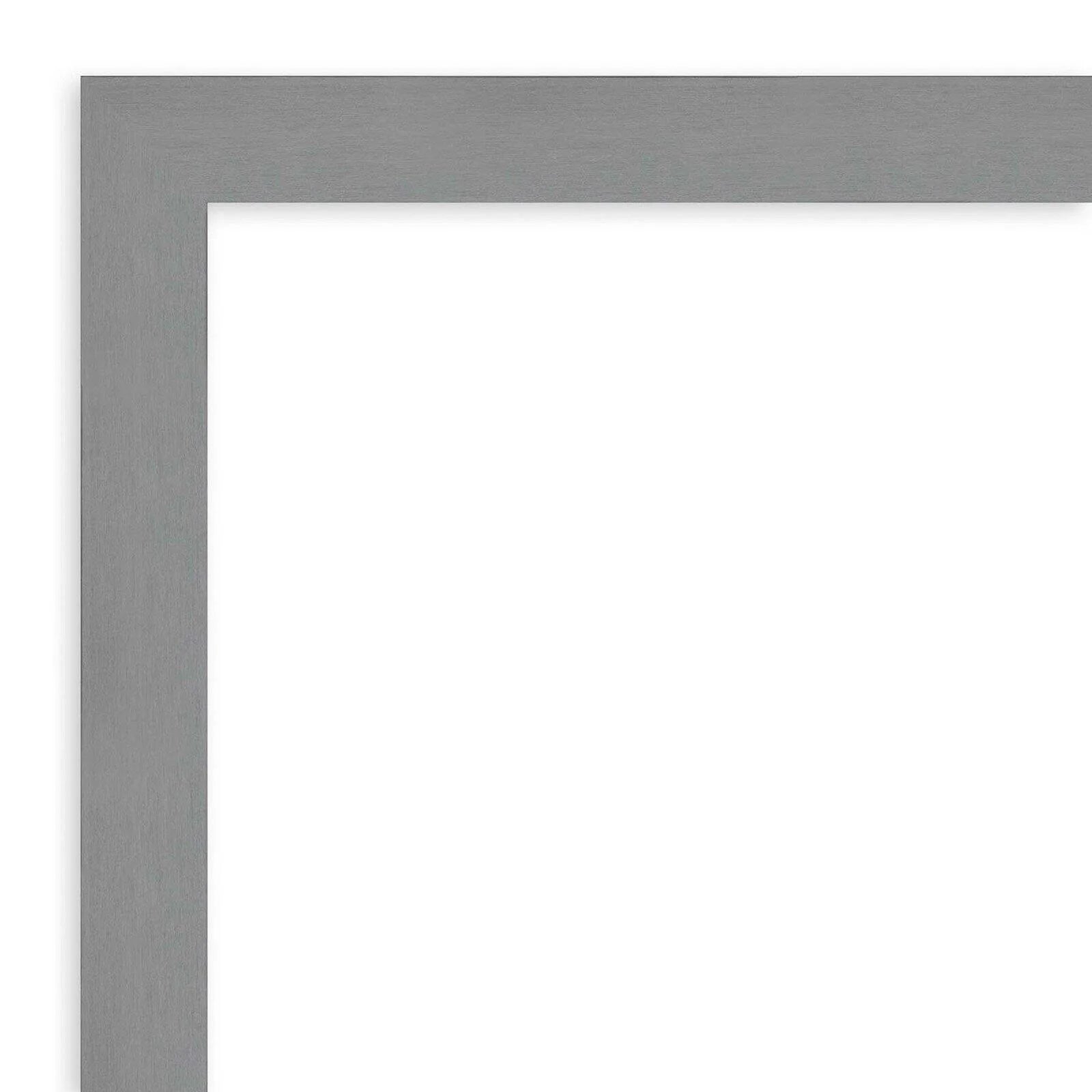 Cabinet White Narrow Beveled Wood Bathroom Wall Mirror