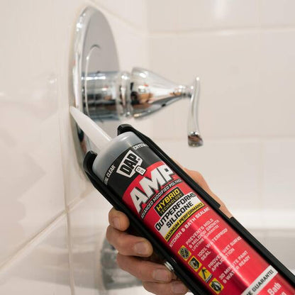 AMP Advanced Modified Polymer 9 oz. White Kitchen and Bath Sealant (12-Pack)