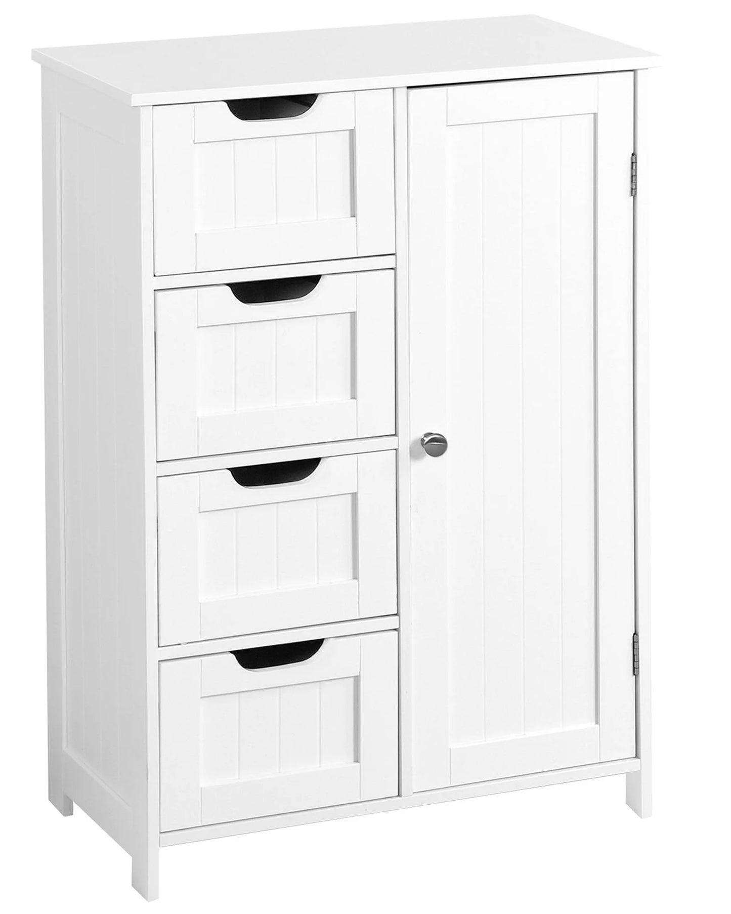 Swonuk 4-Drawer Wood Chest of Drawers, Modern Storage Cabinet for Bathroom, Closet, Entryway, Hallway, Nursery