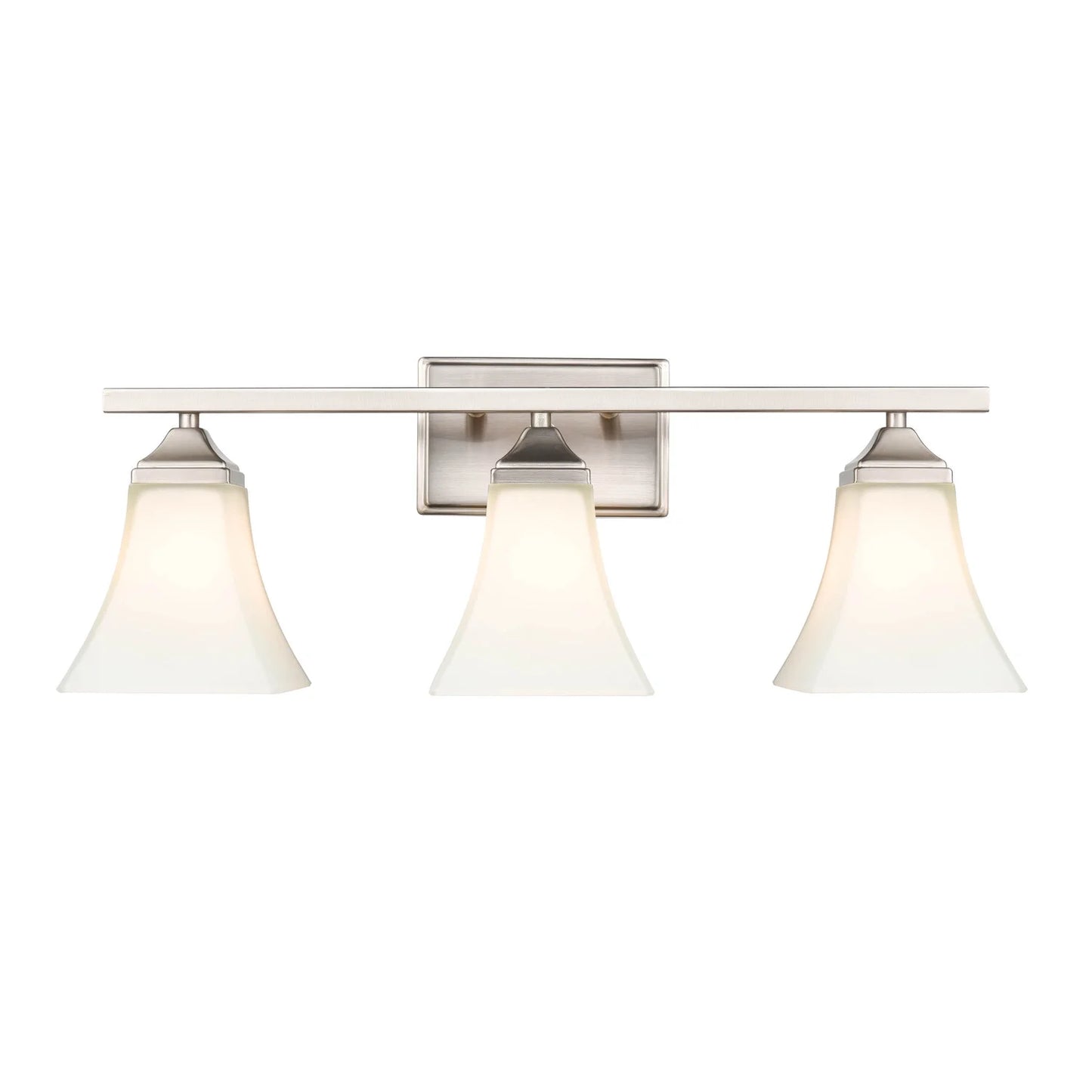4503-BN-Millennium Lighting-3 Light Bath Vanity-9 Inch Tall and 23.25 Inch Wide-Brushed Nickel Finish