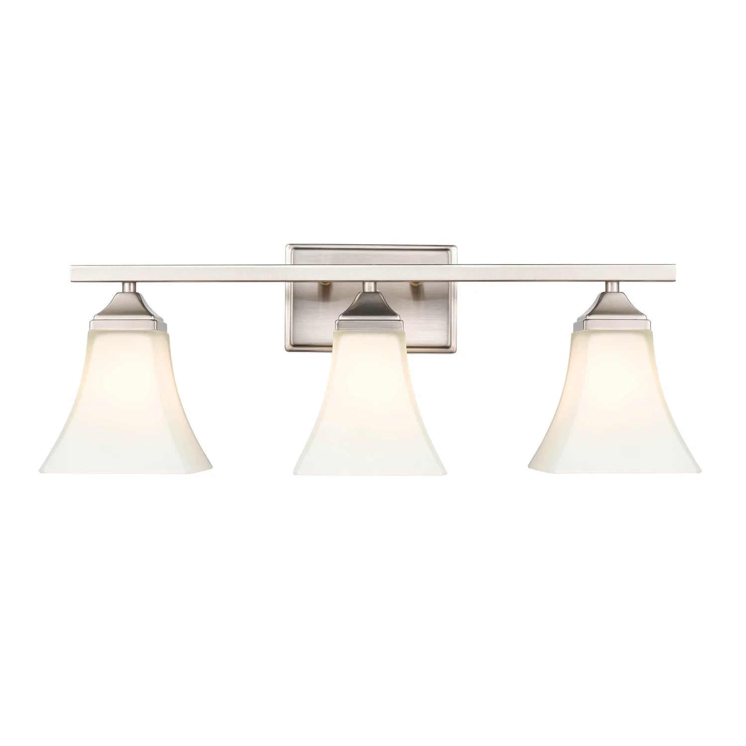 4503-BN-Millennium Lighting-3 Light Bath Vanity-9 Inch Tall and 23.25 Inch Wide-Brushed Nickel Finish