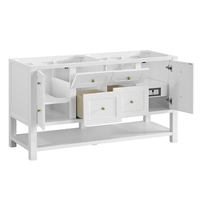 Breckenridge 60' Bathroom Vanity in White by James Martin Vanities