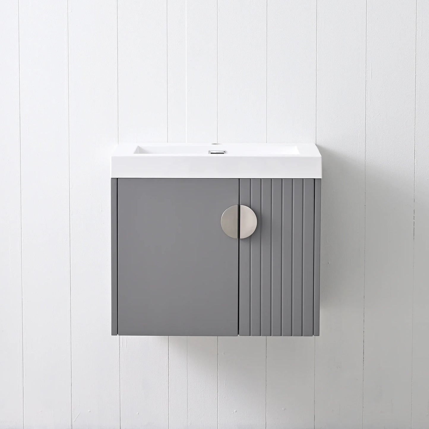 Floating & Wall Mounted Bathroom Vanity Set with Acrylic Sink