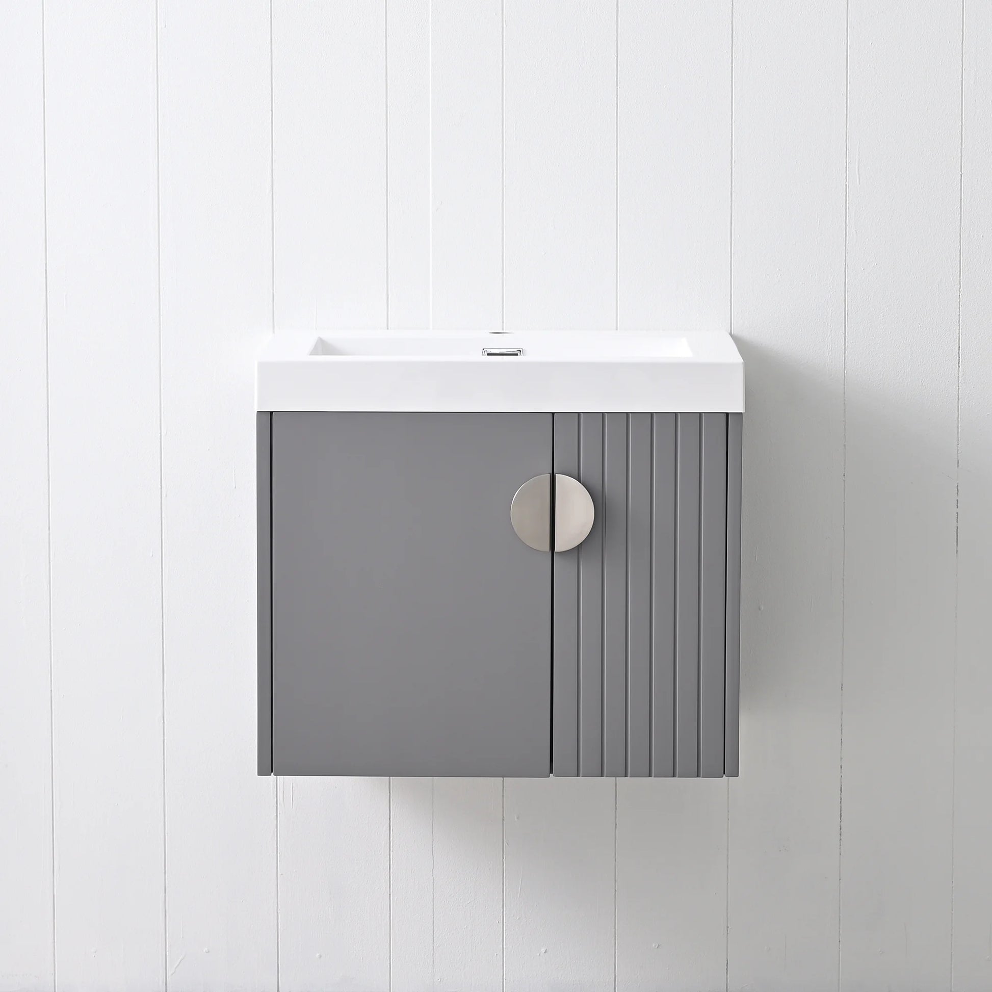 Floating & Wall Mounted Bathroom Vanity Set with Acrylic Sink