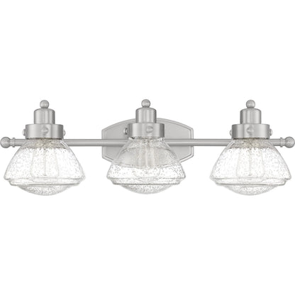 Quoizel SCH8603PN Scholar 25" 3-Light Bath Vanity in Palladian Bronze