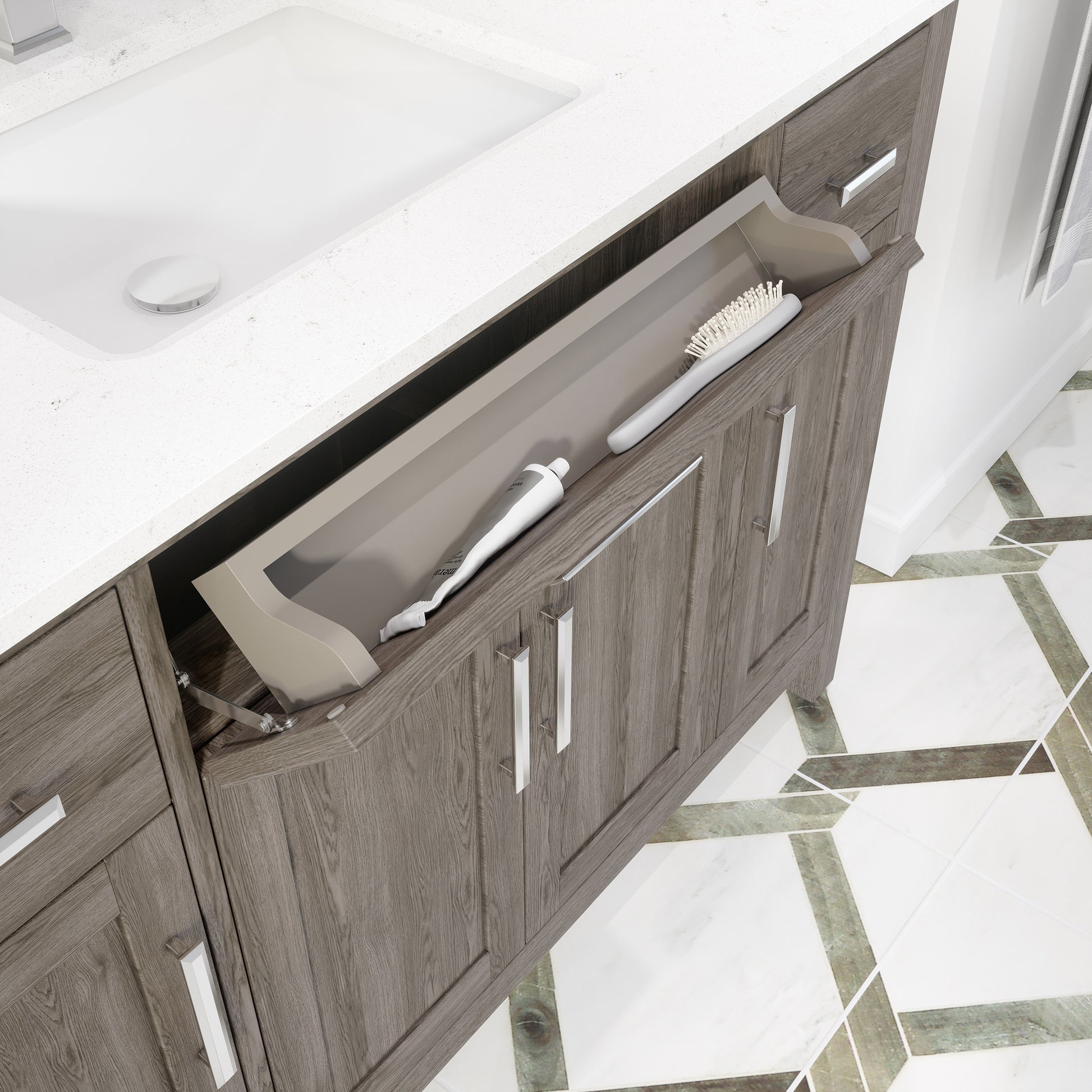 Katie Bath Vanity by Studio Bathe in Gray