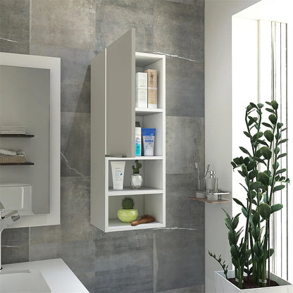 Cfowner Wall Bathroom Cabinet with 2 Shelf & Doors, Wall Mount Medicine Cabinet for Bathroom, Over The Toilet Space Saver Storage Cabinet