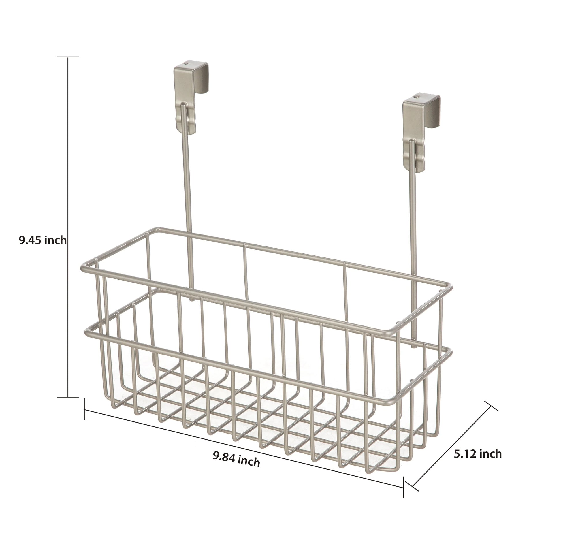 Mainstays 4 Piece Steel Satin Nickel Bath Shelves Set 15 lb Capacity per Shelf for Adult - Teen Ages