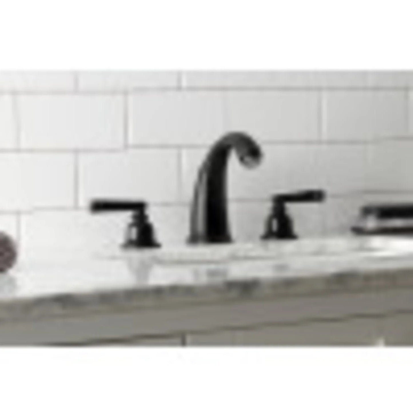 Kingston Brass KB982FL Widespread Bathroom Faucet, Polished Brass