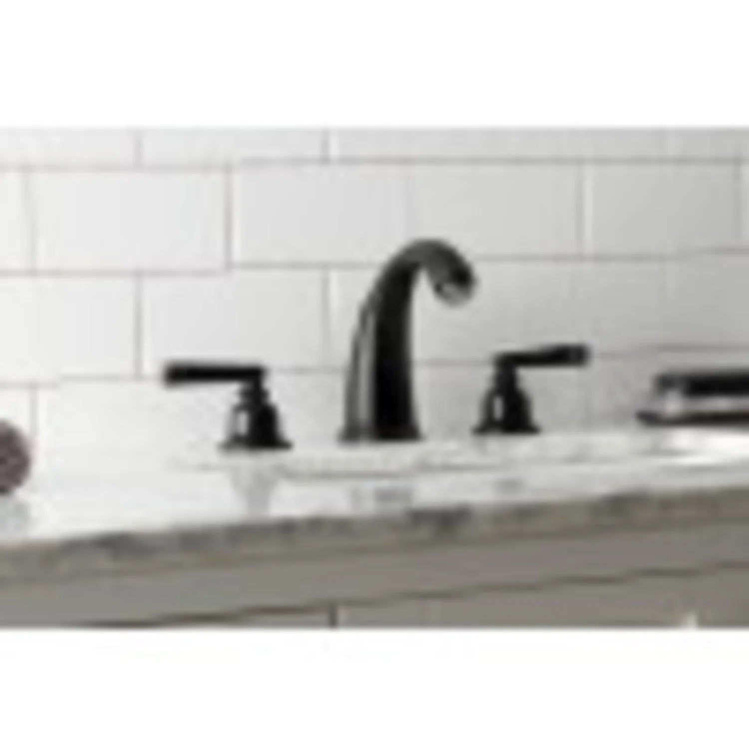 Kingston Brass KB982FL Widespread Bathroom Faucet, Polished Brass