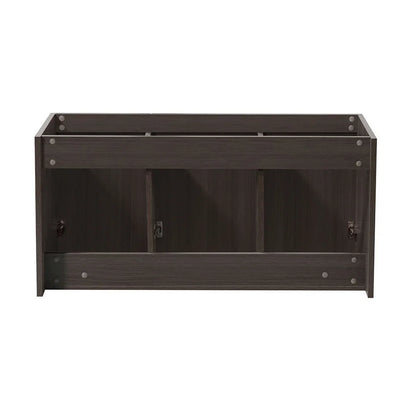 Vista 47"Wall Hung Dbl Sinks Wood Bathroom Cabinet in Brown