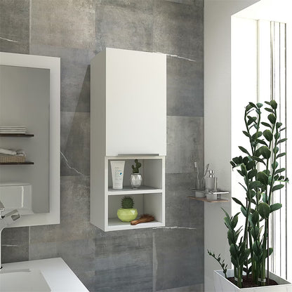 Cfowner Wall Bathroom Cabinet with 2 Shelf & Doors, Wall Mount Medicine Cabinet for Bathroom, Over The Toilet Space Saver Storage Cabinet
