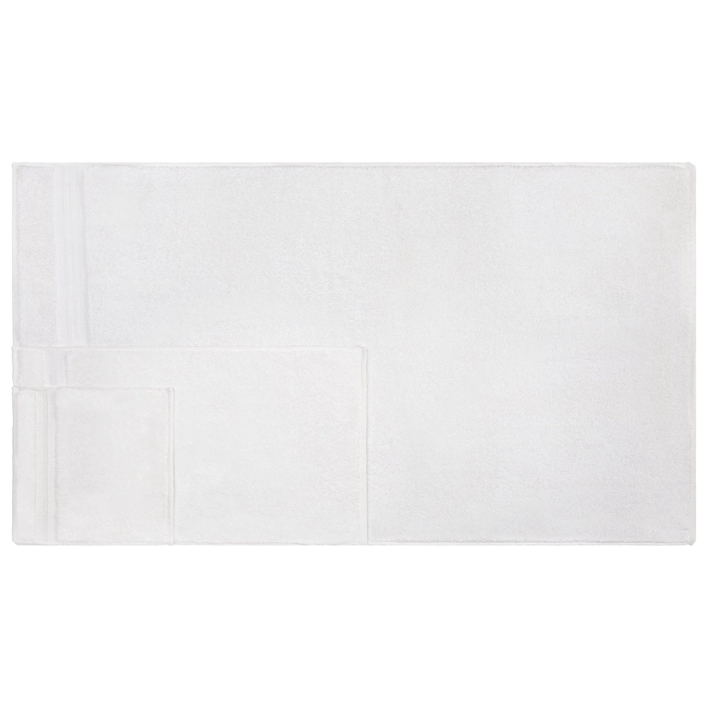 100% Turkish Long Staple Cotton 6-Piece Towel Set, 2 Face, 2 Hand, and 2 Bath Ivory