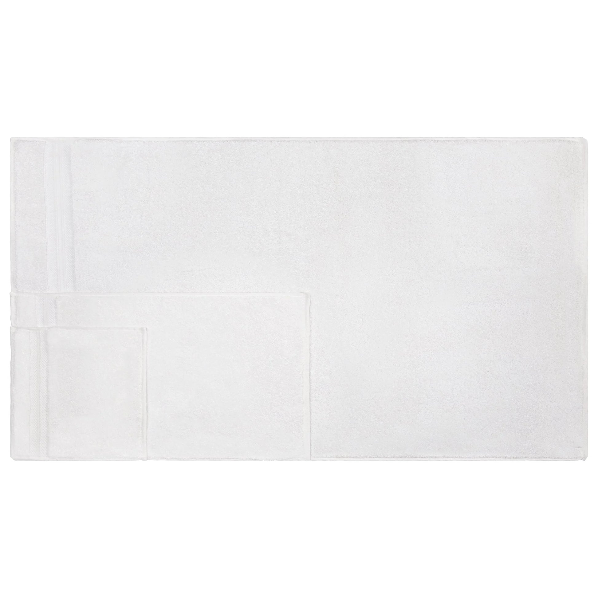 100% Turkish Long Staple Cotton 6-Piece Towel Set, 2 Face, 2 Hand, and 2 Bath Ivory