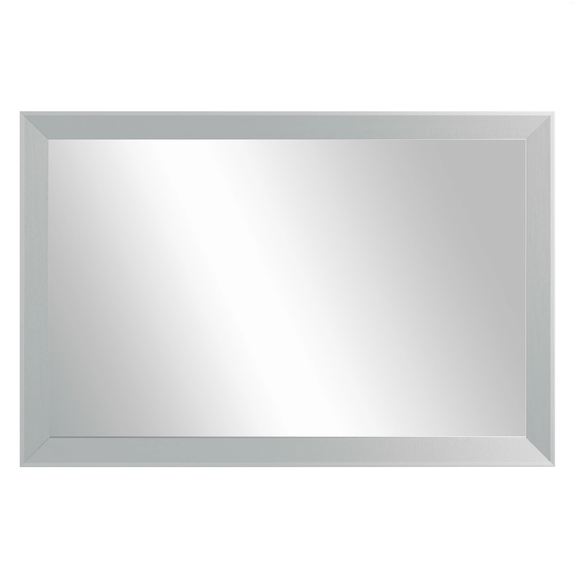 Frame My Mirror Framed Wall Mirror - Chrome 20" x 24" Mirror - Ideal for Bathroom, Wall Decor, Bedroom and Livingroom - Moisture Resistant with Safety Backing - LaRue Design