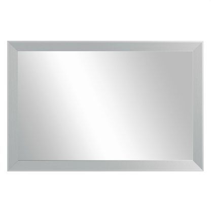 Frame My Mirror Framed Wall Mirror - Chrome 20" x 24" Mirror - Ideal for Bathroom, Wall Decor, Bedroom and Livingroom - Moisture Resistant with Safety Backing - LaRue Design