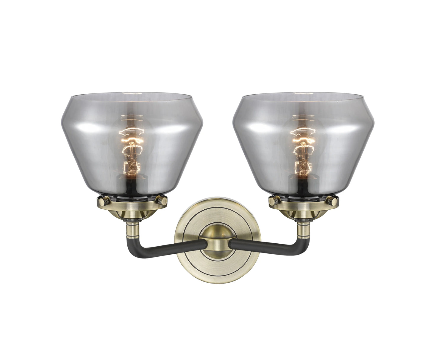 Innovations Lighting 284-2W Fulton Fulton 2 Light 15" Wide Bathroom Vanity Light - Black