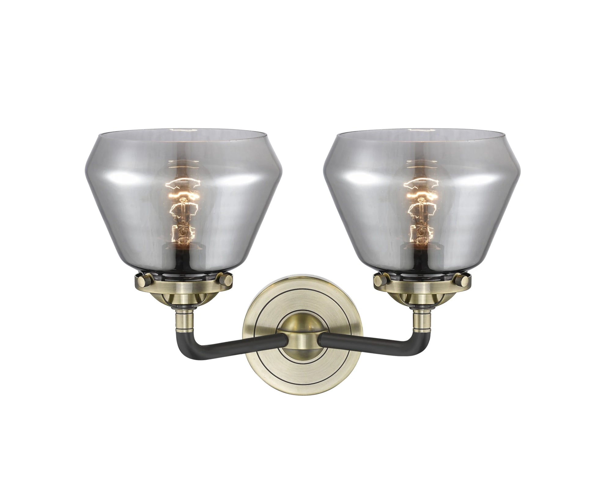 Innovations Lighting 284-2W Fulton Fulton 2 Light 15" Wide Bathroom Vanity Light - Black