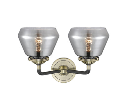Innovations Lighting 284-2W Fulton Fulton 2 Light 15" Wide Bathroom Vanity Light - Black