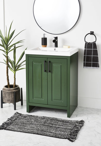 Better Homes & Gardens 24 1/2'' L x 18 7/8'' W Green Bathroom Vanity with Sink Top