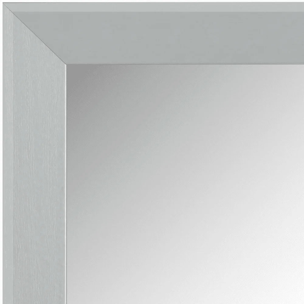 Frame My Mirror Framed Wall Mirror - Chrome 20" x 24" Mirror - Ideal for Bathroom, Wall Decor, Bedroom and Livingroom - Moisture Resistant with Safety Backing - LaRue Design
