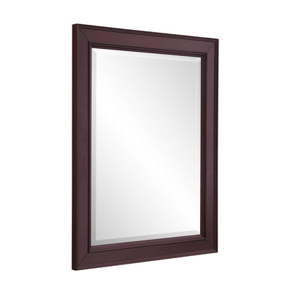Kitchen Bath Collection KitchenBathCollection Napa 28-inch Wall Mirror Chocolate