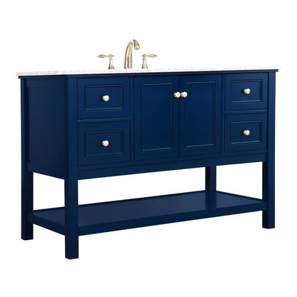48 in. single bathroom vanity set in Black