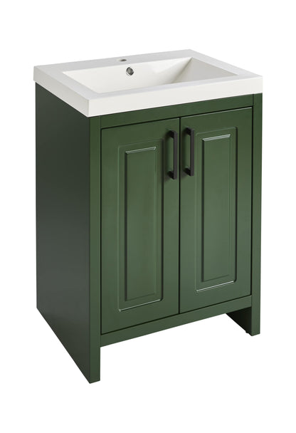 Better Homes & Gardens 24 1/2'' L x 18 7/8'' W Green Bathroom Vanity with Sink Top