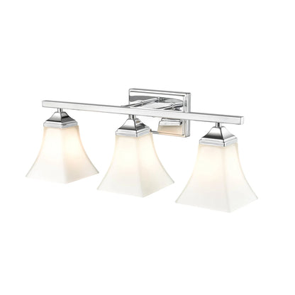 4503-BN-Millennium Lighting-3 Light Bath Vanity-9 Inch Tall and 23.25 Inch Wide-Brushed Nickel Finish