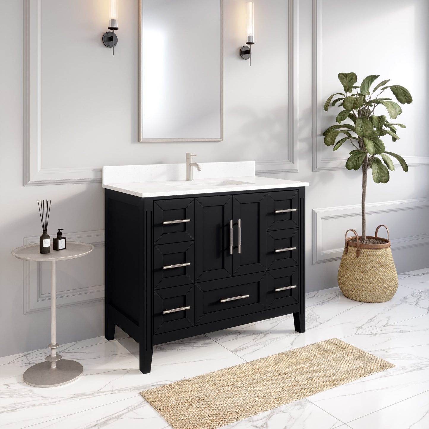 Hudson Black Bath Vanity by Studio Bathe