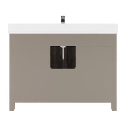 Katie Bath Vanity by Studio Bathe in Gray