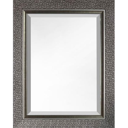 Mirrorize Canada IMM102 27 x 35 in. Mosaic Bathroom Mirror, Silver
