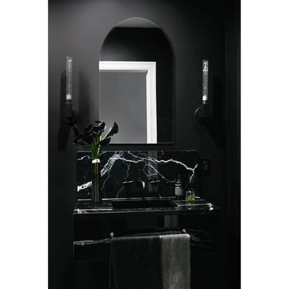 Decor Wonderland Rita Arch Modern Frameless Bathroom Vanity Mirror 39.5" W x 31.5" T