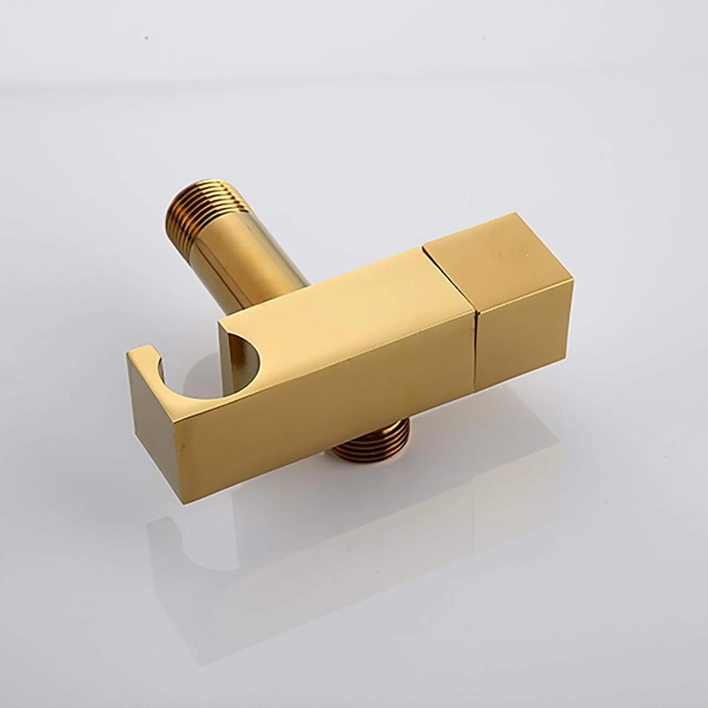 Handheld Bidet Sprayer for Toilet with Single Cold Water, Wall Mounted Toilet Bidet Sprayer Kit Brass Bathroom Cloth Diaper Sprayer Set for Personal Hygiene,Gold