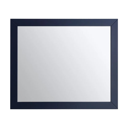 EVIVA Acclaim 36X30 Transitional Blue Bathroom Mirror