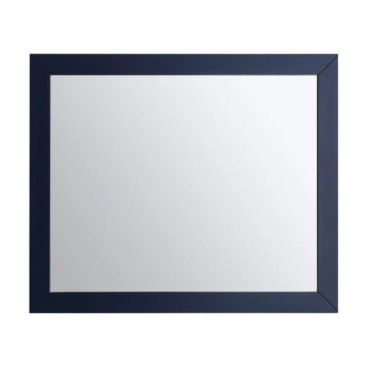 EVIVA Acclaim 36X30 Transitional Blue Bathroom Mirror