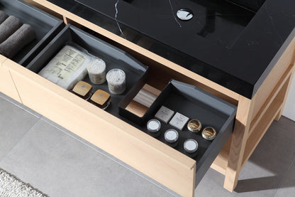Bibury 72" Whitewash Oak Freestanding Bathroom Vanity