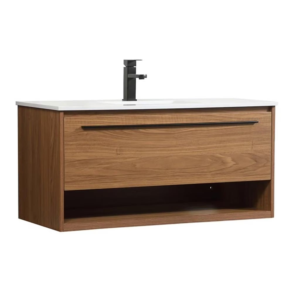 Elegant Kitchen and Bath 40 Inch Single Bathroom Vanity In Blue