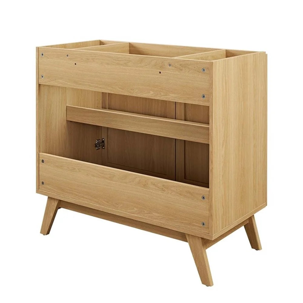 Modway Soma 36�?Bathroom Vanity Cabinet (Sink Basin Not Included) in Walnut