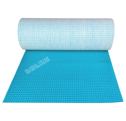 Uncoupling Waterproofing Membrane Roll, 108 Sq Ft (3.3 Ft x 32.8 Ft), 1/8'' Anti-Fracture Mat, Crack Isolation Flooring Underlayment for Bathroom Floor Tile, Subfloor