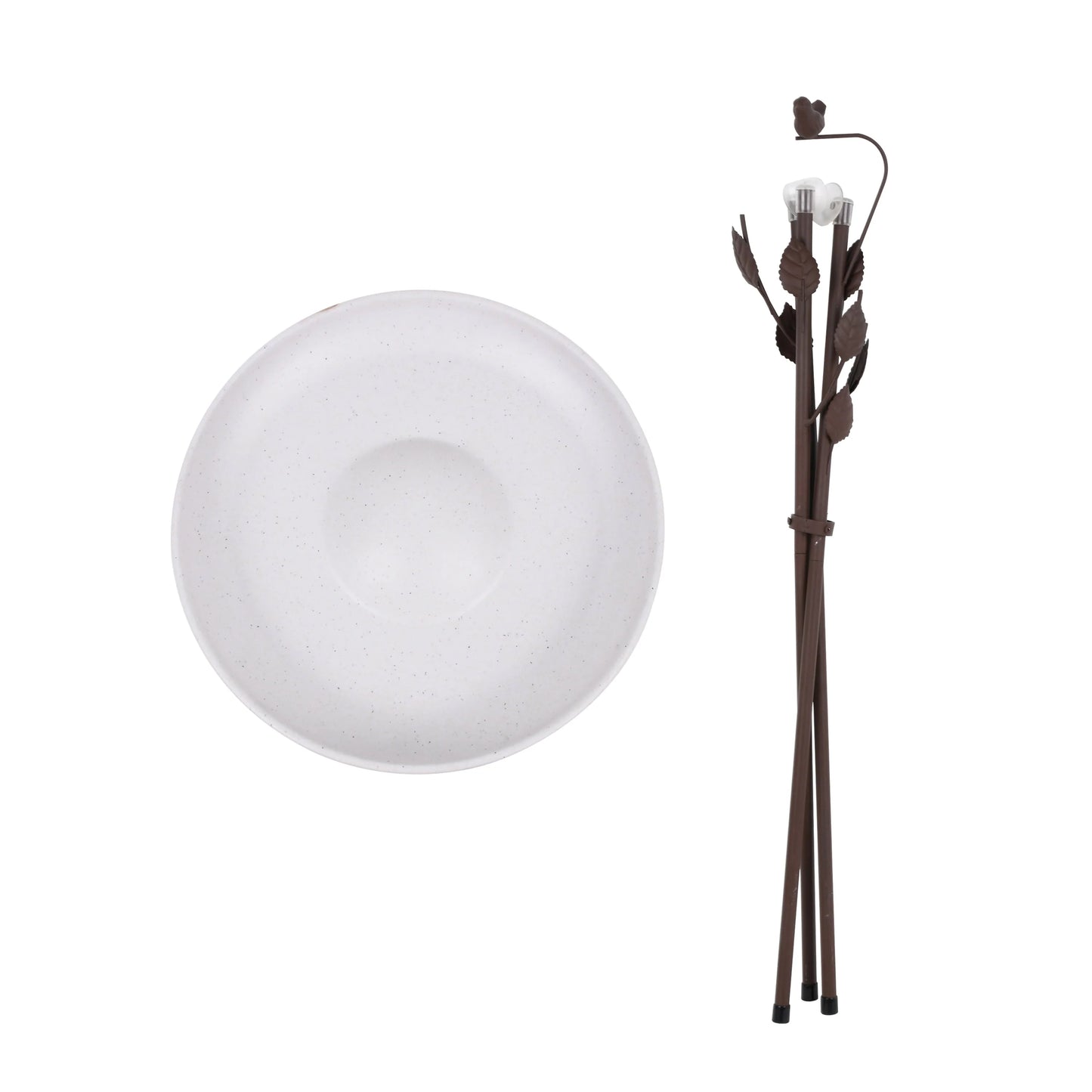 Mainstays Plastic Bird Bath Garden Decorative Stake