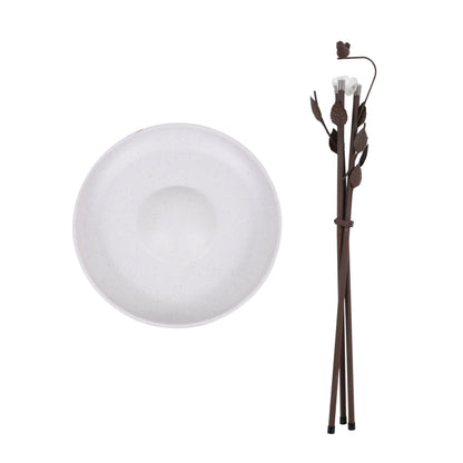 Mainstays Plastic Bird Bath Garden Decorative Stake
