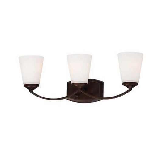 Overland Park 3-Light Bathroom Vanity Light in Vintage Bronze