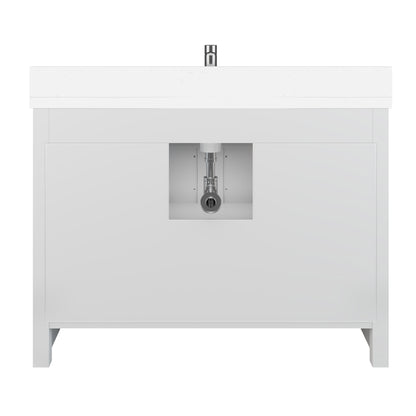 Calais Bath Vanity by Studio Bathe in White