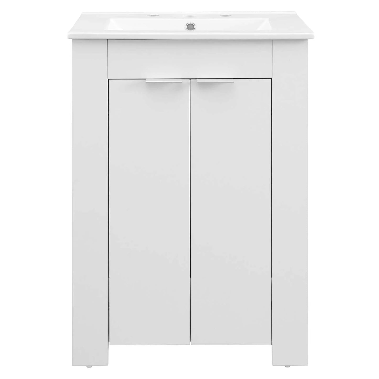 Modway Maybelle 24" Bathroom Vanity in White White